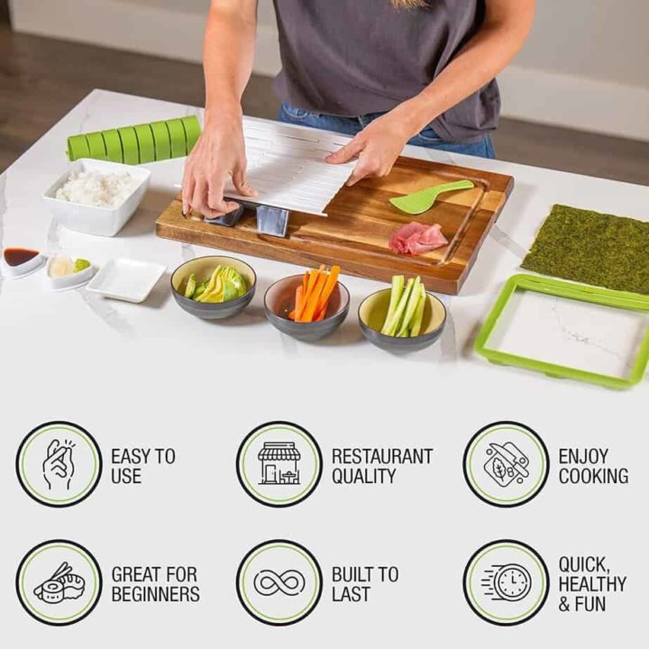 Complete Sushi Making Kit Wicked Gadgetry