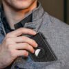 Men's Carbon Fiber Air Tag Wallet 2