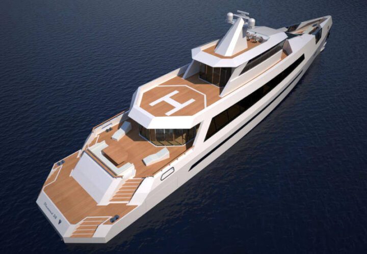 axe bow yacht