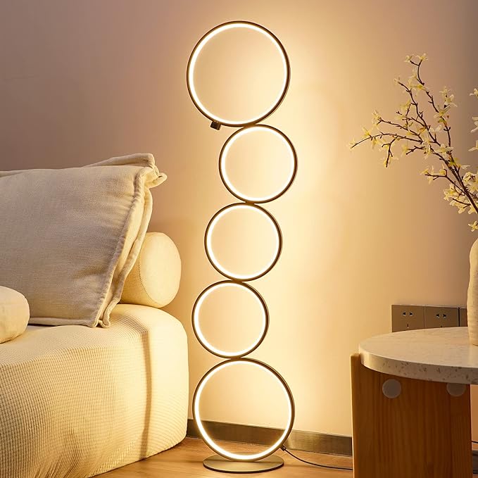 Stacked Circle Lamp